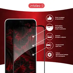Скло захисне Intaleo Full Glue Samsung A05 Black (1283126578328) - миниатюра 3