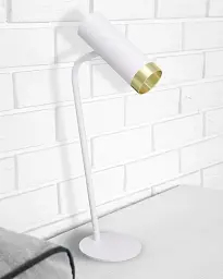 Настільна лампа Goldlux 326553 Fado GU10 1x10W IP20 біла - мініатюра 3