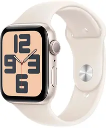 Смарт-часы Apple Watch SE 2024 GPS 40mm Starlight Aluminium Case with Starlight Sport Band - S/M (MXEF3QH/A)