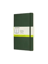 Записник Moleskine Classic середній, Нелінований Миртовий Зелений М’який (QP618K15)