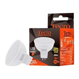 Лампа світлодіодна Tecro 5W GU5.3 3000K (TL-MR16-5W-3K-GU5.3)