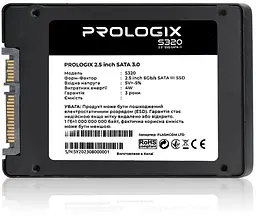 Накопичувач SSD ProLogix Sata 2.5 960GB S320 TLC 1TB (PRO960GS320) - мініатюра 2