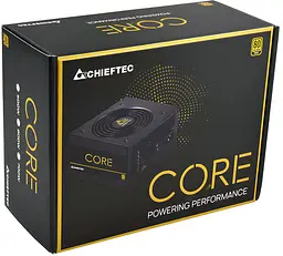 Блок живлення 700W Chieftec BBS-700S CORE 120 mm, 80+ ЗОЛОТИСТИЙ, Retail Box - мініатюра 4