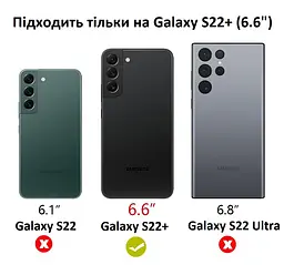 Чохол шкіряний Leather Cover EF-VS906LBEGRU для Samsung Galaxy S22 Plus (6.6") Чорний - мініатюра 2