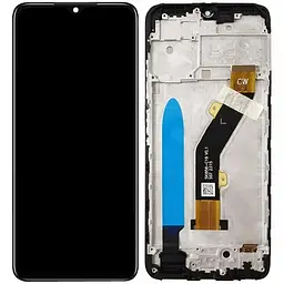 Дисплей Infinix Hot 30i чорний, оригінал PRC, з рамкою