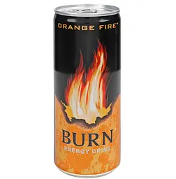 Напій енергетичний Burn Orange безалкогольний сильногазований 250 мл