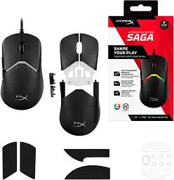Миша HyperX Pulsefire Saga Black (A2PB3AA) - мініатюра 10