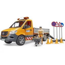 Автомобіль евакуатор Bruder Мb Sprinter з родстером 1:16 (02675) - мініатюра 5