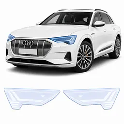 Антигравійна захисна бронеплівка за лекалами для Audi e-tron GE 2019-2022 - оптика (фари та ПТФ)