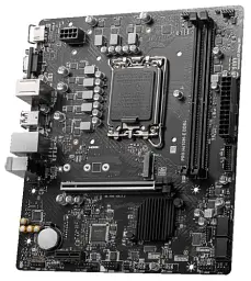 Мат.плата LGA1700, MSI PRO H610M-E DDR4, H610, 2xDDR4, Int.Video(CPU), 4xSATA3, 1xM.2, 1xPCI-E 16x 4.0, 1xPCI-E 1x 3.0, ALC897, RTL8111H, 4xUSB3.2/8xUSB2.0, VGA/HDMI, MicroATX - мініатюра 4