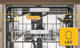 Посудомийна машина Whirlpool W8I HF58TU вбудована,60 см - мініатюра 6