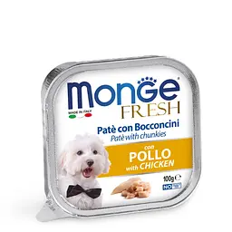 Паштет Monge Dog Fresh Adult з куркою для собак усіх порід 100 гр