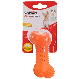 Іграшка для собак Camon Crunchy Bone кісточка гумова 10.5 см в асортименті