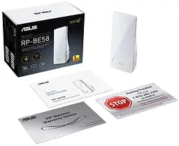 Розширювач покриття WiFi Asus RP-BE58 AX3000 1xGE LAN, MESH - мініатюра 2
