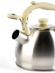 Чайник зі свистком Kamille KM-0693BG 2 л бежевий - мініатюра 7
