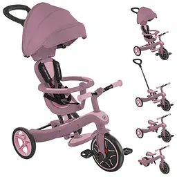 Велосипед дитячий Globber Explorer Trike 4в1 до 20 кг пастельно-бузковий (637-510) - мініатюра 2