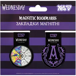 Закладки магнітні Yes Wednesday Thing 2 шт. висікання (708819) - мініатюра 2