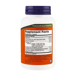 Пробіотики Now Foods Супер Ензими, 90 капсул (NOW-02963) - мініатюра 2
