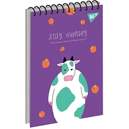 Зошит для записів Yes Stay yourself А6 80 аркушів клітинка 6 шт. (151896)