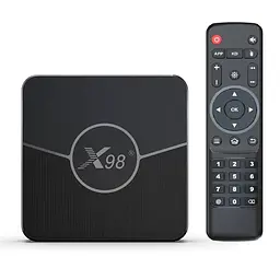 Смарт ТВ приставка X98 Plus 4/32 Гб Smart TV Box Android 11 - мініатюра 1