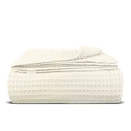 Плед-покривало Cosas Biscuit Greek Waffle вафельний 110х140 см бежевий (Blanket_05Biscuit_GreekWaffle_110x140)