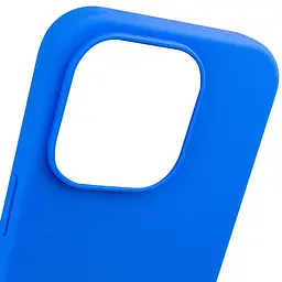 Чохол Silicone Case Full Protective (AA) NO LOGO для Apple iPhone 13 Pro Max (6.7) Синій / Capri Blue - мініатюра 6