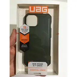 Оригінальний протиударний чохол UAG Essential Armor MagSafe для Iphone 15/14/13 Olive Drab 114288117272 - мініатюра 2