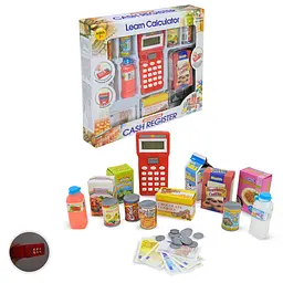 Ігровий набір «Касовий апарат та продукти супермаркету» Learn Calculator (1609N)