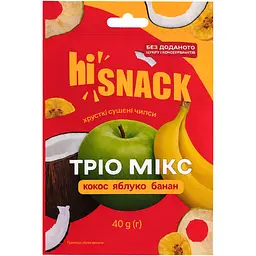 Чипси Hiscnack фруктові 40 г