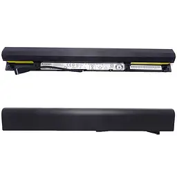 Акумулятор для ноутбука Lenovo L15S4A01 (Довгий кабель 11см IdeaPad 100-15IBD, 110-15ISK, 300-15IBR, 300-15ISK, 300-17ISK) 14.4V 2200 mAh Black