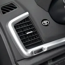 Наклейка з логотипом Toyota для автоключів d=15 мм Пластикова об'ємна (Завод) - мініатюра 4