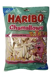 Маршмелоу Haribo Chamallows Twirlies 200 г - мініатюра 1