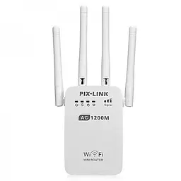 Розширювач діапазону Wi-Fi, ретранслятор, маршрутизатор, точка доступу, бездротовий струм Pix Link 1200М дводіапазонний LV-AC05