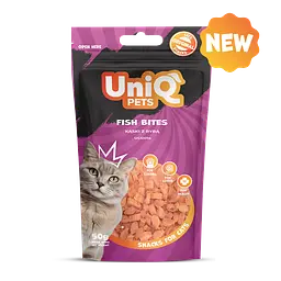 Ласощі для котів Uniq PETS CAT SNACKS MIMI Рибні шматочки, 50 г - мініатюра 3