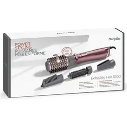 Фен-щітка Babyliss Beliss Big Hair 1000 Вт рожевий (AS960E) - мініатюра 2