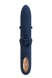 Вібратор-кролик Dreamtoys Athena 23 см синій - мініатюра 2