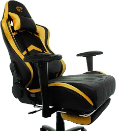 Геймерське крісло GT Racer чорне з жовтим (X-2534-F Black/Yellow) - мініатюра 8