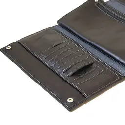 Жіночий шкіряний гаманець GRANDE PELLE 13х22х2 см acs0029350 - мініатюра 5