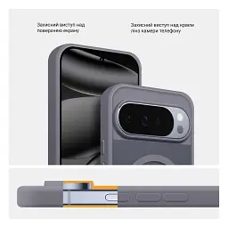Чехол ArmorStandart Uniq MagCase для Google Pixel 10 Pro XL Titanium Grey - миниатюра 3