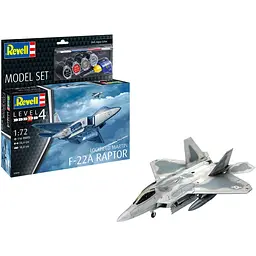 Збірна модель-копія Revell набір літак Lockheed Martin F-22A Raptor (RVL-63858) - мініатюра 2