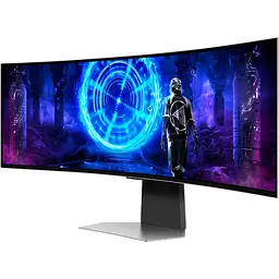 Монітор Samsung 49" LS49DG952SZXUA Curved DQHD OLED 240Hz (LS49DG952SZXUA) - мініатюра 2