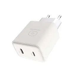 Зарядний пристрій WUW-C189 PD 20W Charger USB C + USB C білий
