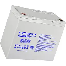 Акумулятор Prologix GEL 12V [12V/55Ah/660Wh] [PL12-55GEL] [112356] - мініатюра 3