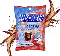 Жувальні цукерки Hi-Chew Soda Pop Mix Ramune Cola 80г - мініатюра 2
