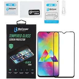 Захисне скло BeCover для Vivo Y1S Black (706484) - мініатюра 2