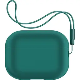 Чохол для навушників Armorstandart Silicone Case with straps для Apple Airpods Pro 2 Dark Green (ARM68612)