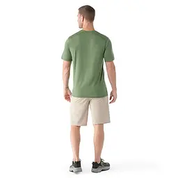 Футболка чоловіча Smartwool Men's Merino Short Sleeve Tee M Оливковий - мініатюра 3