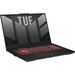 Ноутбук ASUS TUF Gaming FA707NUG- HX180MXM, AMD Ryzen 7 7445HS, 17. 3 inch, RAM 32GB, SSD 1TB + 1TB, nVidia GeForce RTX 4050 6GB, No OS, Mecha Gray - мініатюра 4