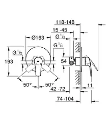 Змішувач для душу Grohe Eurosmart New 33556003, Хром - мініатюра 4