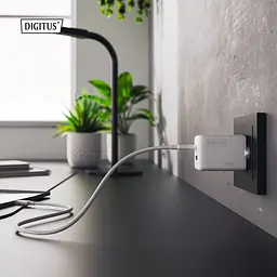Digitus Зарядний пристрій GaN 1хUSB-C, 1хUSB-A, 45W - мініатюра 2